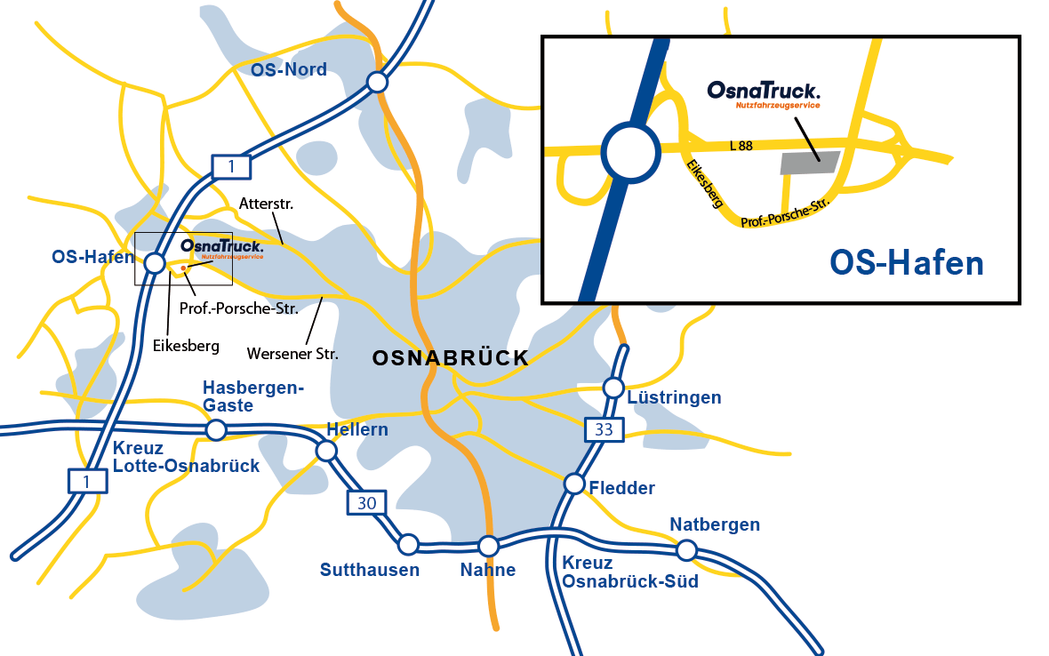 OsnaTruck Wegbeschreibung OsnaTruck Wegbeschreibung